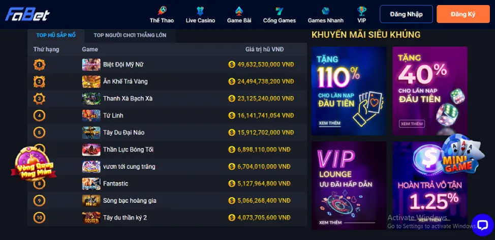 Chương trình khuyến mãi mùa hè 197vip